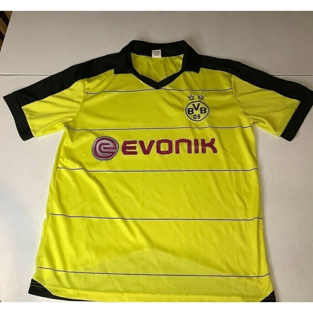 Men's Next Sports Evonik Soccer Jersey Shirt Size Small Yellow